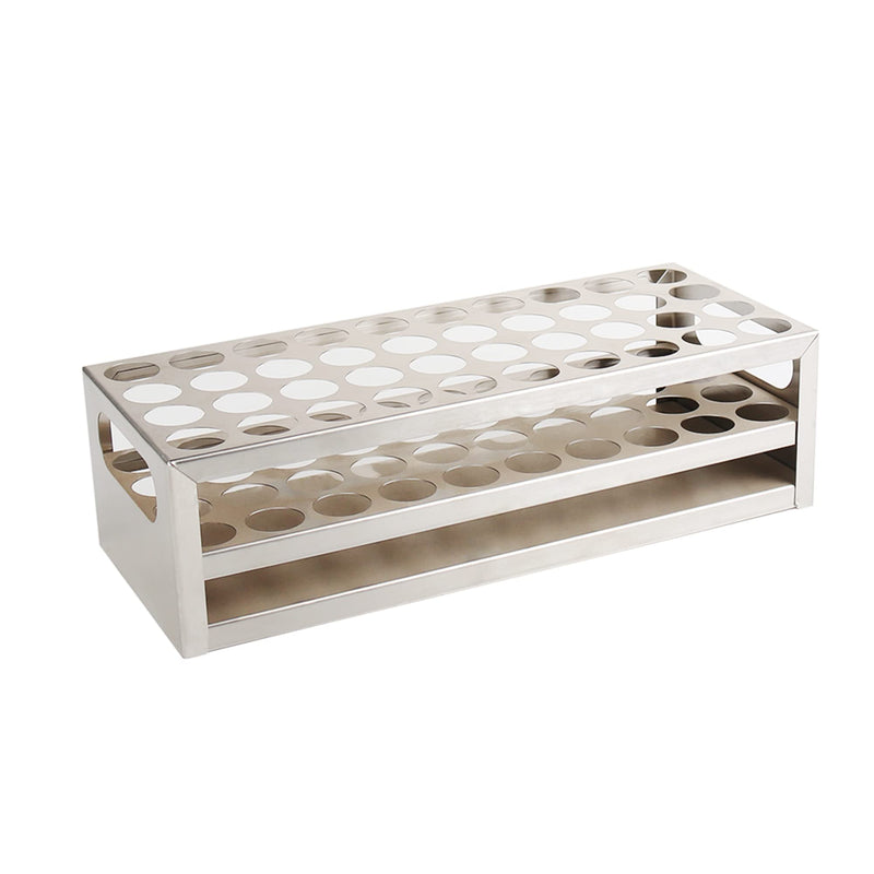 40Holes(4×10) Tube Rack, Suitable for Tubes of Dia.≤21mm,Stainless Steel Test Tube Holder,IN-TTRS40 40Holes, Dia.≤21mm