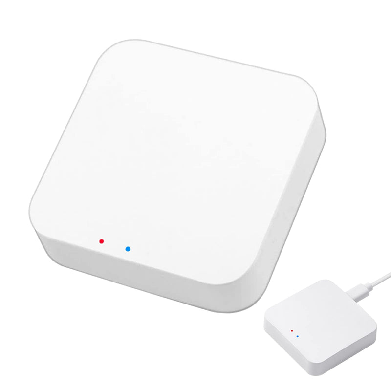 ZigBee 3.0 Hub WiFi & Bluetooth Dual Mode Gateway,Tuya Smart Home Bridge Wireless Remote Controller,Intelligent Bridge Wireless Smart Home Gateway Voice Control via Alexa, Google Home