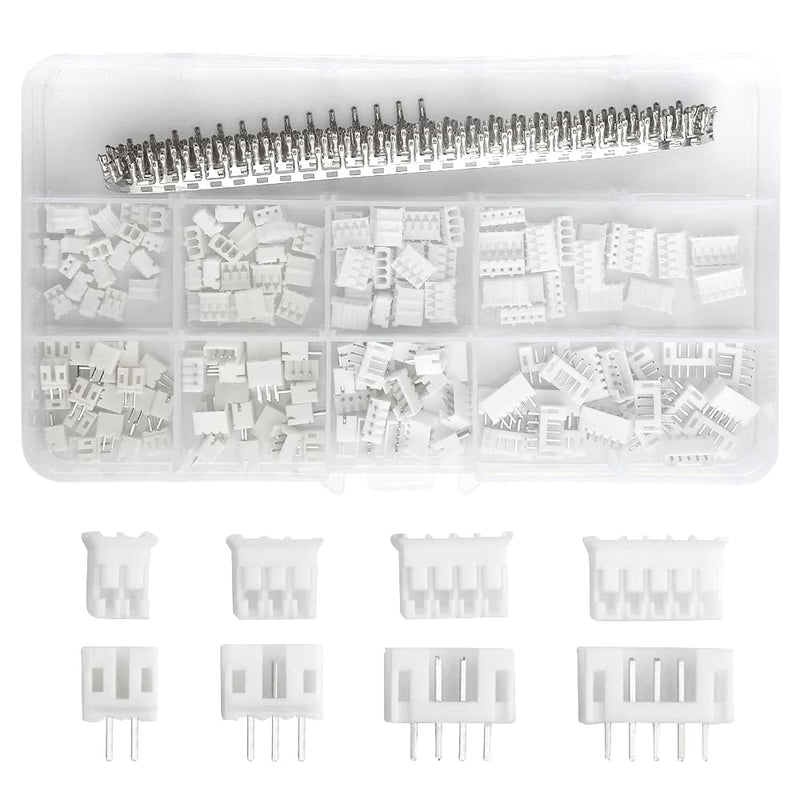WMYCONGCONG 440 PCS 2.0mm PH 2 3 4 5 Pin Housing and Female Pin Header Terminal Connector Kit Compatible with PH Connector