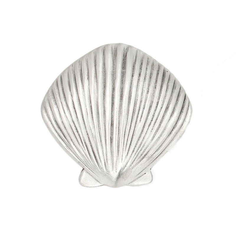 Seashell Cabinet Knob (Medium) | Artist Pewter Collection | Kitchen, Bedroom, Living Room, Bathroom Cabinets and Drawers Hardware 1 Medium