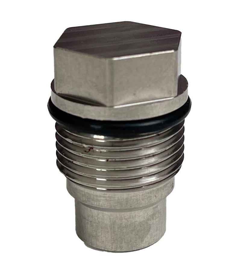 Replacement Common Rail Fuel Plug Valve Compatible with 2004.5-2010 GM 6.6 LLY/LBZ/LMM Duramax & 2007.5-2018 Ram 6.7 Diesel Replaces OE# 97371618