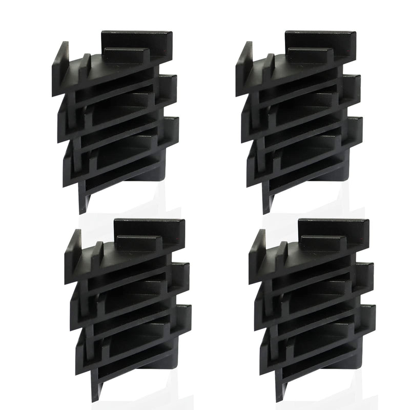 PIAOLGYI 12 Pcs Tray Stackers for Harvest Right Freeze Dryer Accessories Compatible with Harvest Right Trays,Black(ONLY Tray Stackers) Black