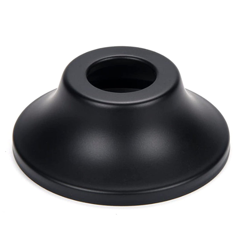 1/2" Stainless Steel IPS Bell Flange Matte Black 13/16 Opening x 2-3/4 OD Exterior Diameter