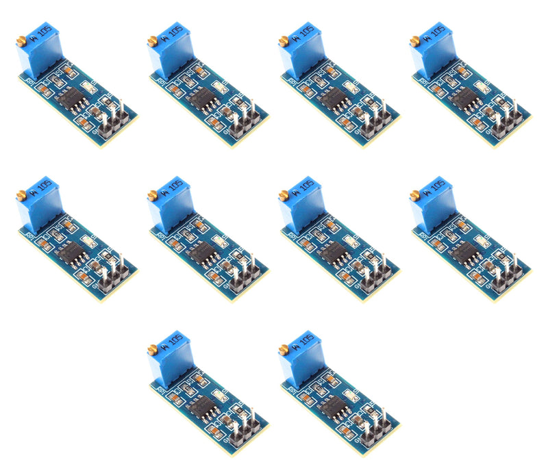 NOYITO NE555 Pulse Generator Module Square Wave Rectangular Wave Small Signal Generator Module DC 5V 12V Frequency Adjustable (Pack of 10)