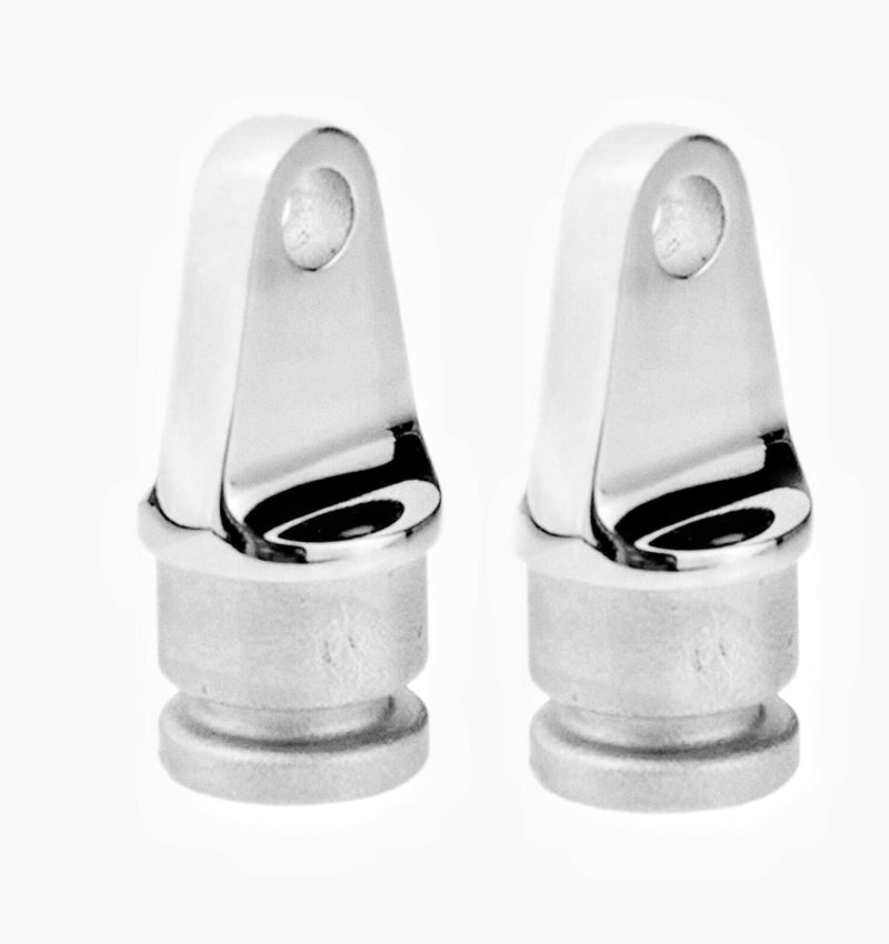 Boat Bimini Top Inside Eye End 7/8" Rounded Plug,316 Stainless Steel Marine Hardware Fitting (Size:22mm/7/8”,2Pcs) Size:22mm/7/8”,2Pcs