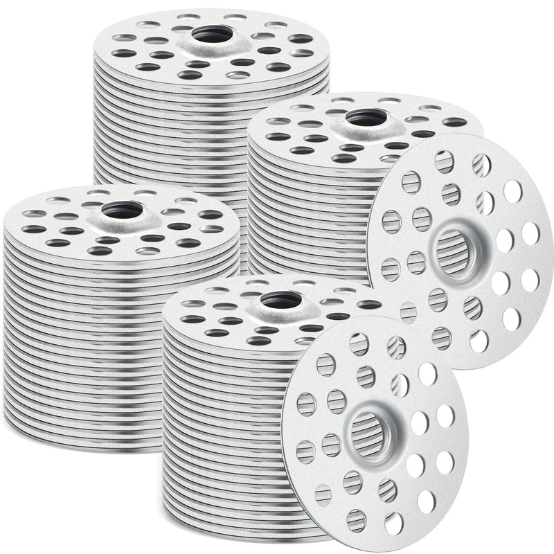 600 Pieces 1 Inch Plaster Washers for Repairing Ceilings Metal Washers for Screws Plaster Repair Rings Buttons for Wall Ceiling Drywall Repair 600