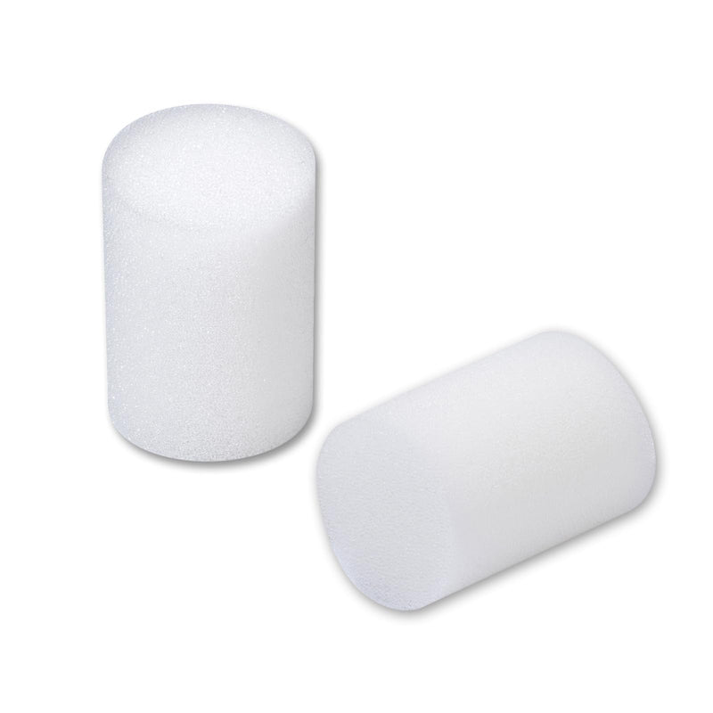 100PCS Biologix Drosophila Vial Plugs, 1.2 * 1.8in High Density Foam, Fits Biologix Narrow Drosophila Vials, Non-Sterilization 30*45 mm White - Densest Foam 100