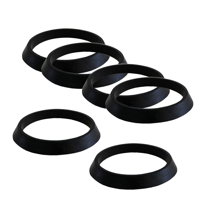 6 PCS Cone Seal Ring Silicone Washer Waste Pipe Seal Ring for 1 1/2 Inch Drain Pipe Sink Odour Trap Siphon Seal Ring-43mm