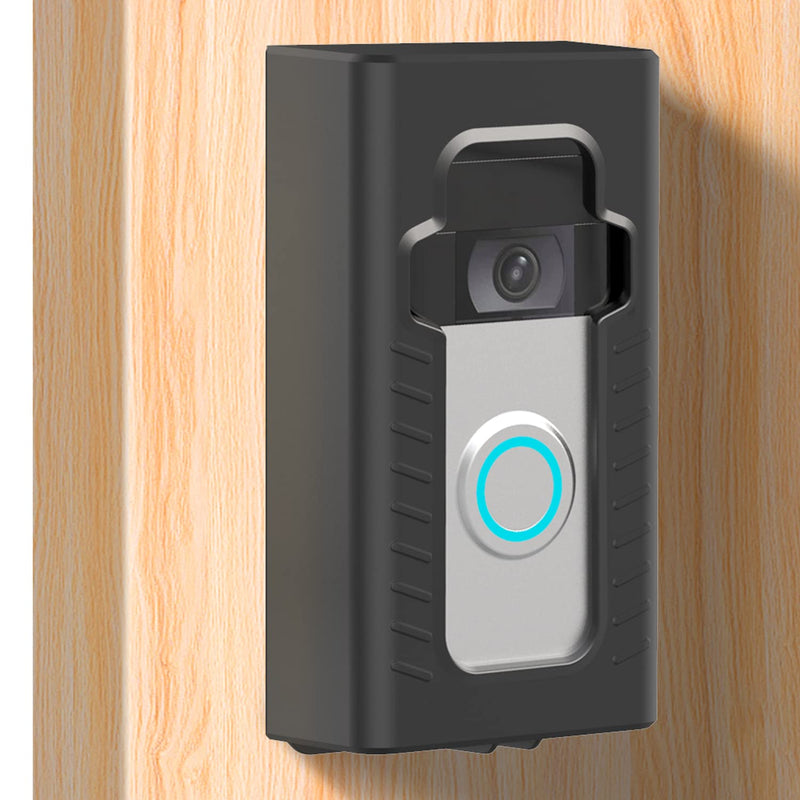 Adhesive Mount Compatible with for Video Doorbell No-Drill Mounting Bracket cover Holder Not Block Doorbell Sensor Adhesive Mount