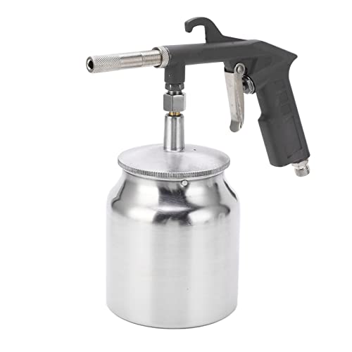 Sand Blaster,Sand Blasters,Sandblaster,Handheld Sandblaster Aluminium Alloy Air Sand Blaster Gun Set Spray Gun Blasting Machine with 750CC Pot