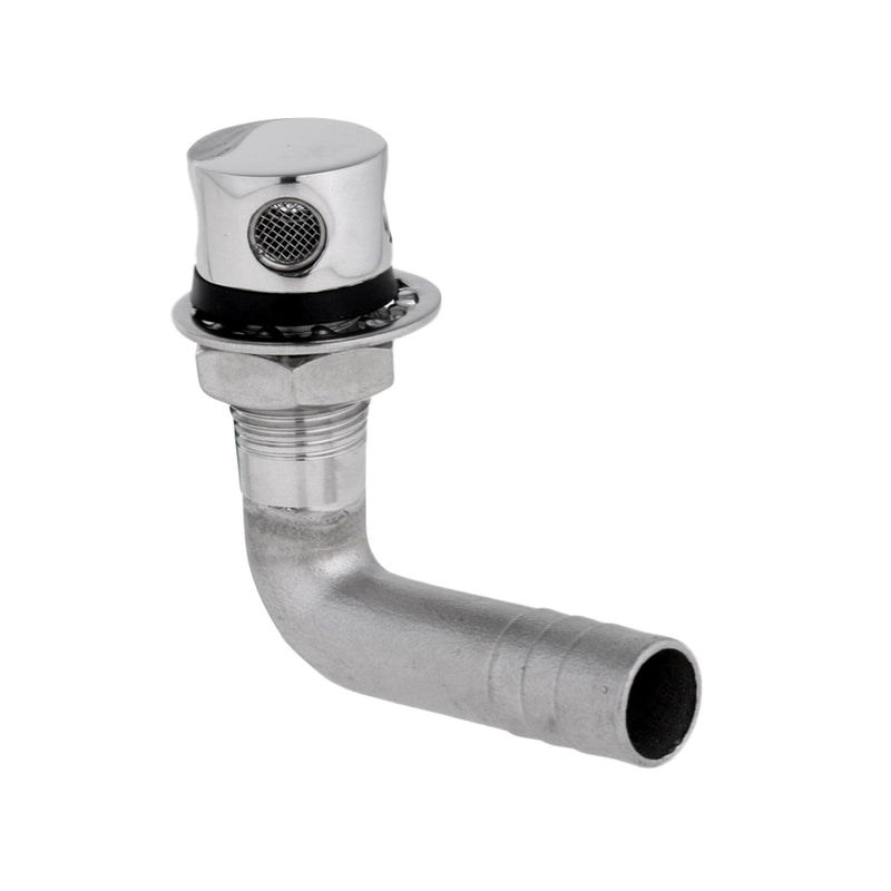 3/5" Marine Grade 90° Bend Gas Fuel Tank Vent Boat Yacht, 316 Stainless Steel Boat Fuel Waste Water Gas Diesel Tank Vent Flush Moun (Type: 90° Bend Hull) Type: 90° Bend Hull