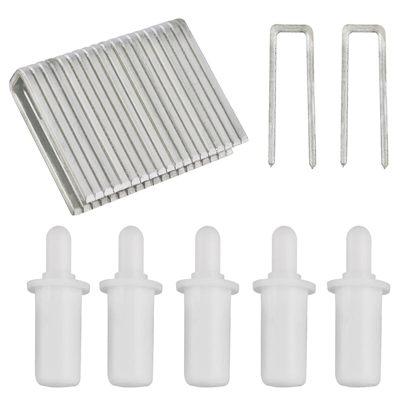 Plantation Shutter Repair Tool Set ZZLZX 20PCS Tilt Rod Louvers Staples and 20PCS Spring Loaded Shutter Pins Replacement for Windows Tools Supplies