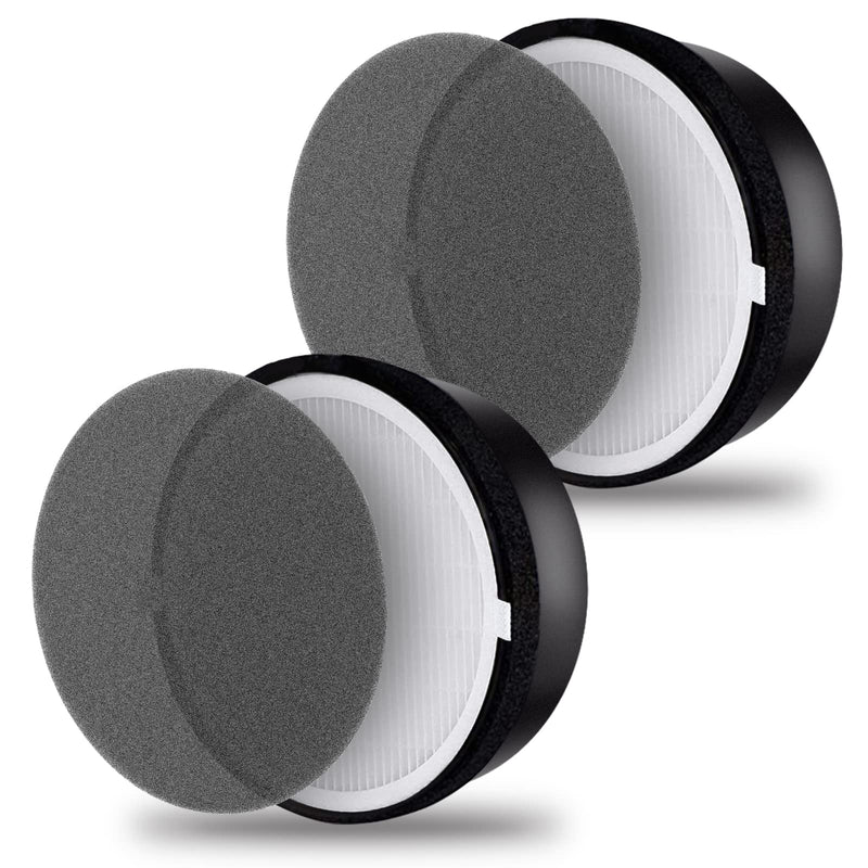 LV-H132 Replacement Filter for Levoit LV-H132 Air Purifier,3-in-1 H13 True HEPA and Activated Carbon Filter,Part # LV-H132-RF,2 Pack 1