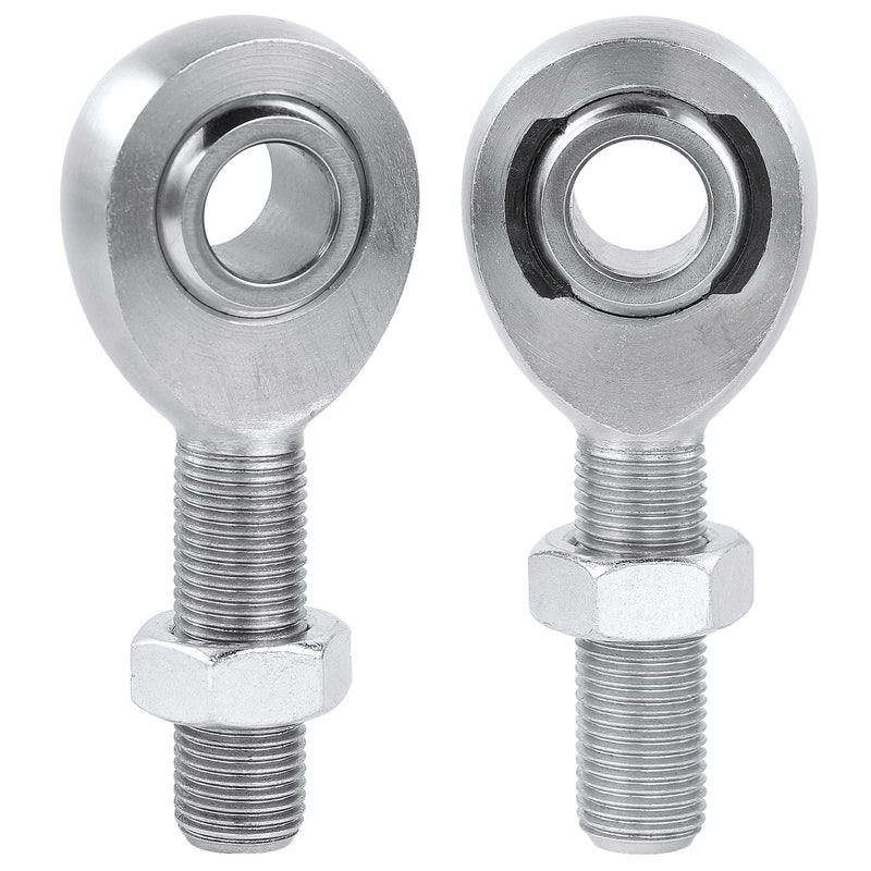 1/2" Heim Joint Rod End Kit,.5" Chromoly Heim Joints Panhard Rod End Kit for Steering,Suspension, Traction Bars, Right&Left Hand Thread Steering Joints with Jam Nuts - 1Set 1/2 inch 1 Pair