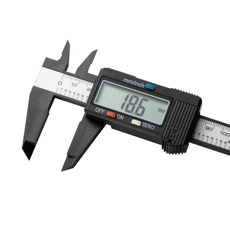 Small Digital Caliper 0-4" Mini Measuring Tool, Micrometer Caliper with Auto-Off Feature, Interchangeable Between inches and millimeters for Jewelry Measurement and 3D Printing 4" Plastic