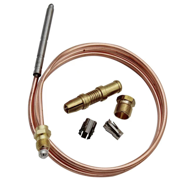 Thermocoupler for Robertshaw Thermostat Control Pilot Burner Assembly Replacement 1980-036 Snap Fit Universal Thermocouple (36")
