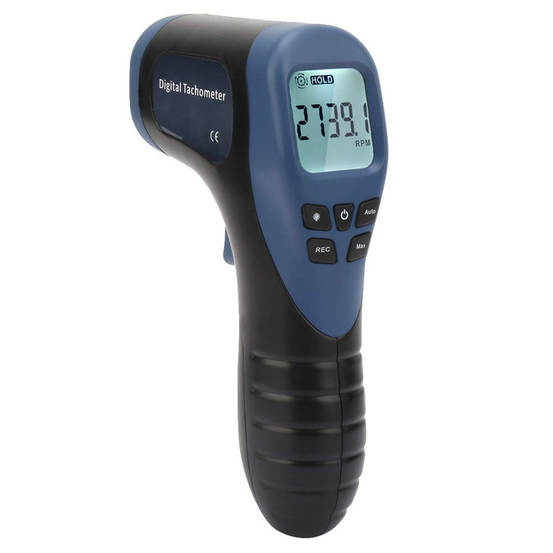 Digital LCD Photo Tachometer, TL900 Tachometer Automotive Digital Non RPM Meter Handheld Tachometer Speed Gauge Tester (Battery not Included)