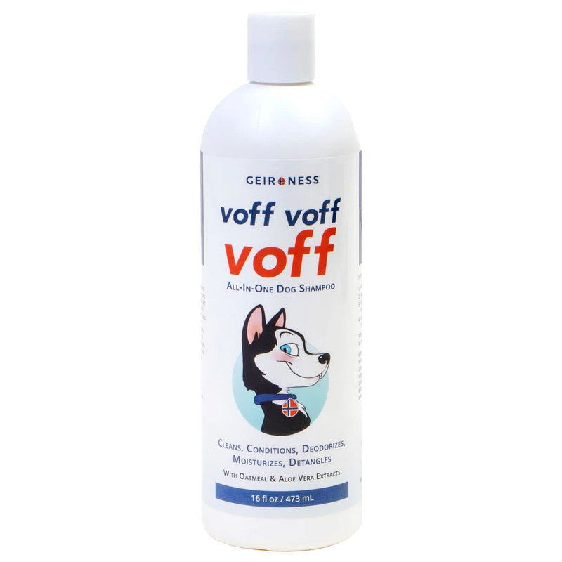Geir Ness Voff Voff Voff All-in-One Shampoo - Hair Detangler Pet Deodorizer Hair Conditioner and Hair Moisturizer - PawsPlanet Australia