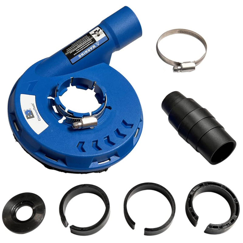 Dust Shroud for Angle Grinder 4.5-5 inch, Universal Surface Grinding Shroud Kit for Various Surfaces