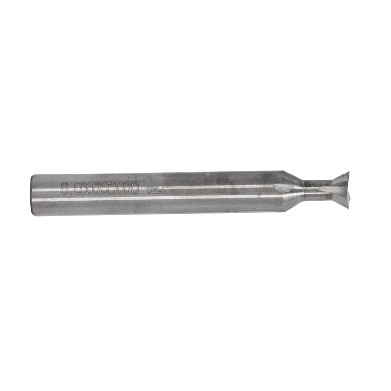 FTVOGUE Lathe Milling Dovetail Bit Cutter End Mill Tool 4 Flute Cutting Tool Cemented Carbide Universal Straight Shank (60 Degree)