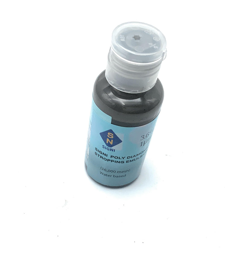 SIGNI Polycrystalline Diamond stropping Emulsion,Premium Knife polishing Compound/Suspension/Lapping Fluid/Paste slurry (4 Micron) 4 micron