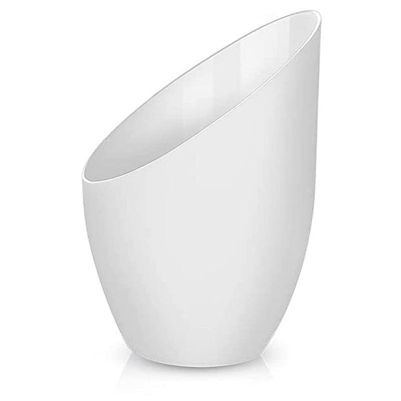 4 Pack Plastic Lampshade,5.7 inch High,4.1 inch Diameter,1.65 inch Fitter,Replacement Plastic Lamp Shade for LED Floor Lamp [White] 4 Pack