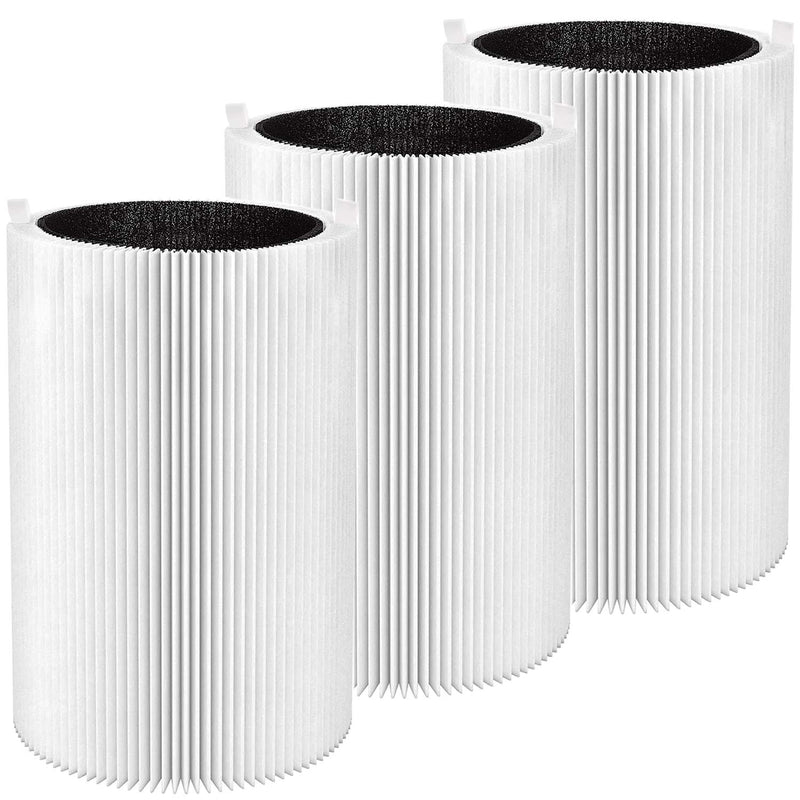 Blue Pure Filter Replacement for Blueair 411, 411+, 411 Auto Air Purifier 3 Pack - 411