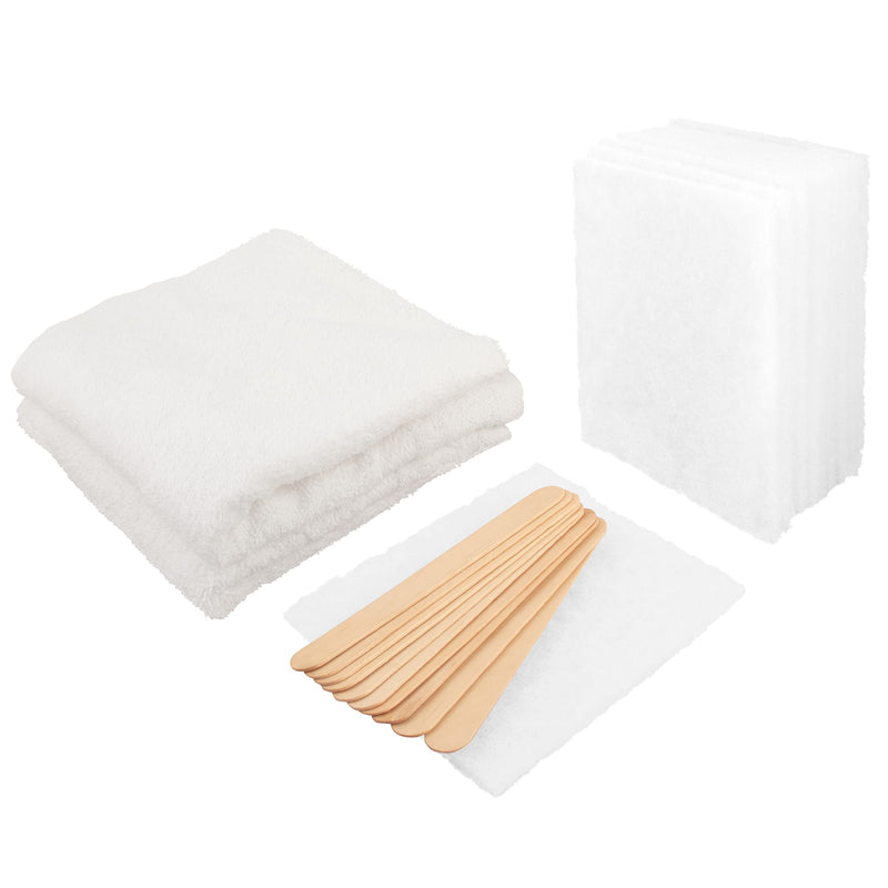 22 Piece Wood Finish Applicator Bundle •Includes 10 White Non-Woven Pads 2 Terry Cloth Buffing Towels and 10 Stirring Sticks for Applying Finishes •Wax •Wood Butter & More