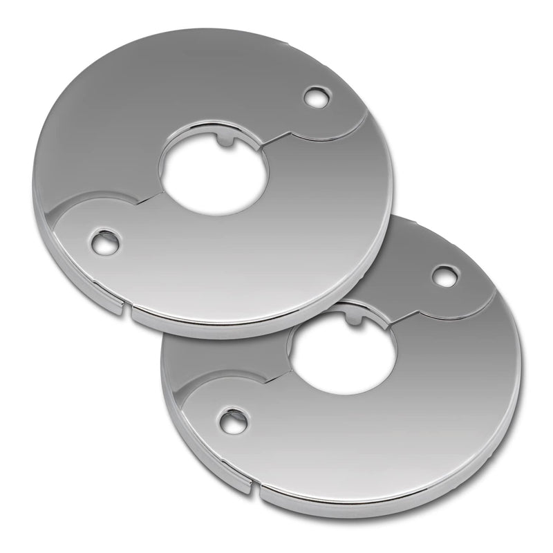 Plumbing Cover Plates, Escutcheon plate, Stainless Split Flange 2 0.83 in / 21 mm