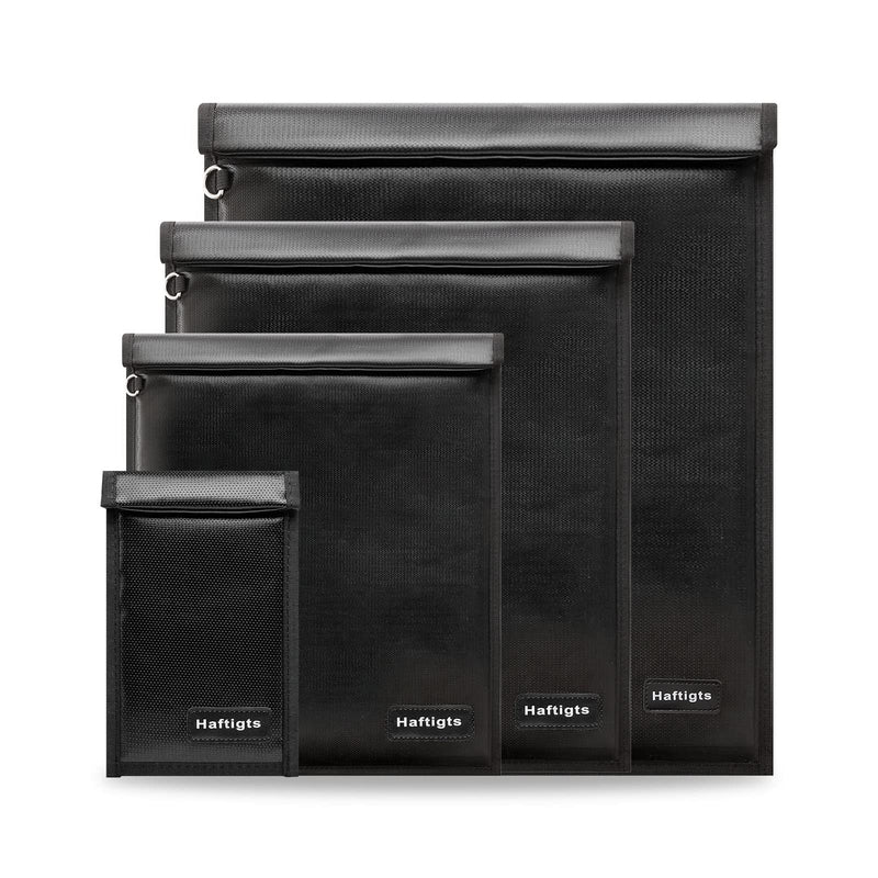 4 Pack Faraday Bags for Laptops & Phones, Faraday Cage for Anti-Theft & Tracking Protection, Waterproof & Fireproof RFID Signal Blocker Bags