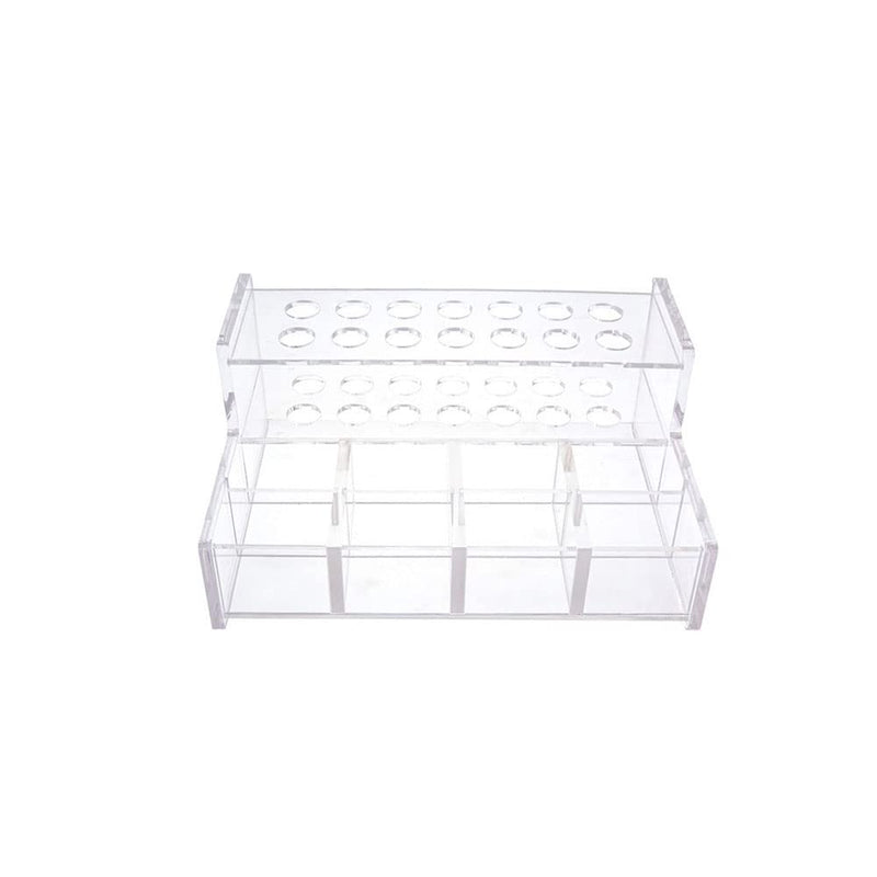 Dental Acrylic Organizer Case Resin Composite Dispenser Syringe Brush Stand Holder Dental Cement Organizer Large