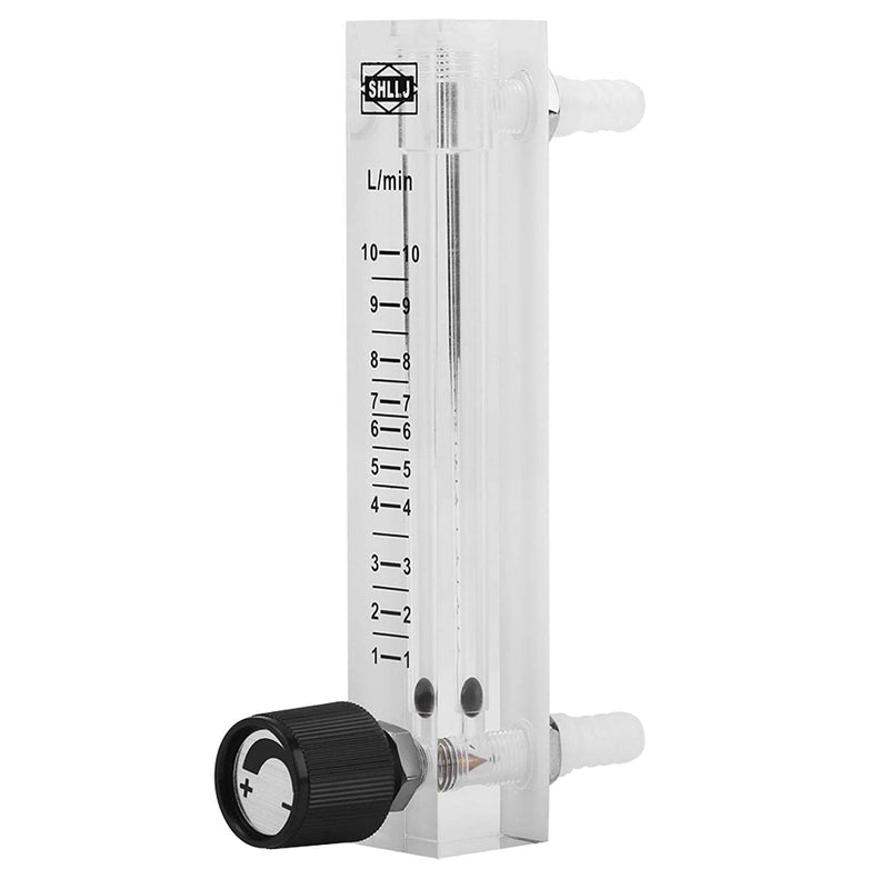 Watris Veiyi LZQ-7 Oxygen Air Gas Flow Meter, 1-10LPM Air Gas Flowmeter with Control Valve for Measuring Controlling Gas Flow