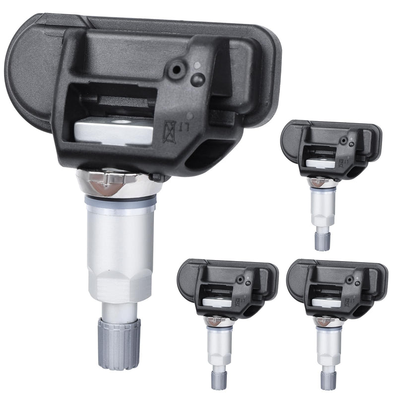 NPAUTO TPMS Sensor Fits for Smart Fortwo, Mercedes Benz C300 C350 C63/CL63 AMG CL550 CL600 B250 C230 C250 C280 E350 ML350 & More, 4-Pack Tire Pressure Monitoring System Sensors Replace# A0009050030