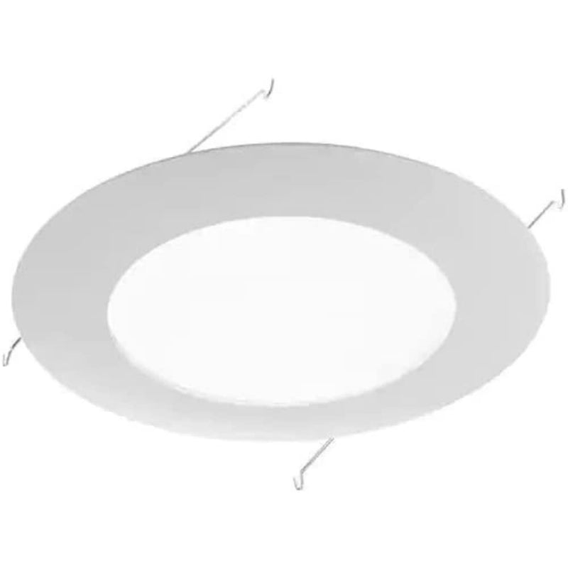 Four Bros 6 inch Recessed Ceiling Shower Trim with Frosted Albalite Lens Light Cover (White) White Pack of 1