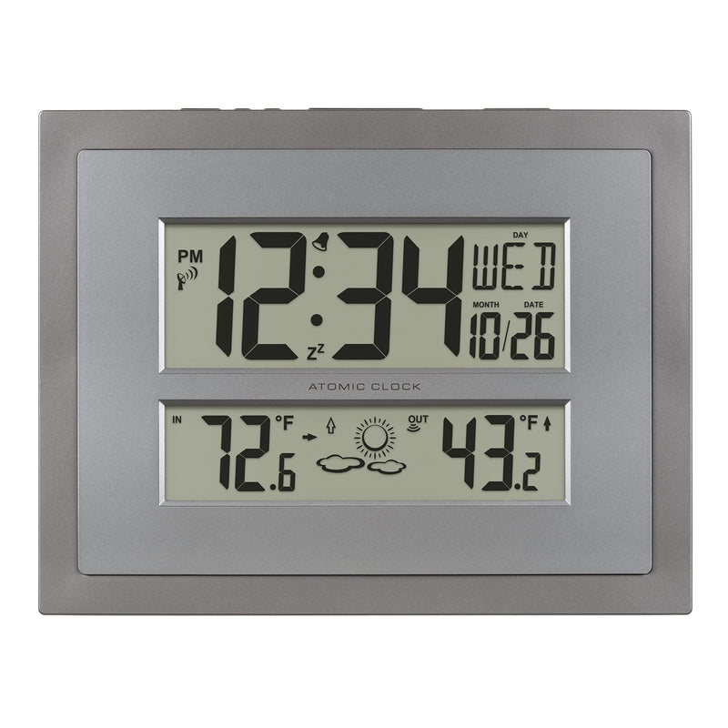 La Crosse Technology Atomic Wall/Table Clock (512-85937) Weather Station