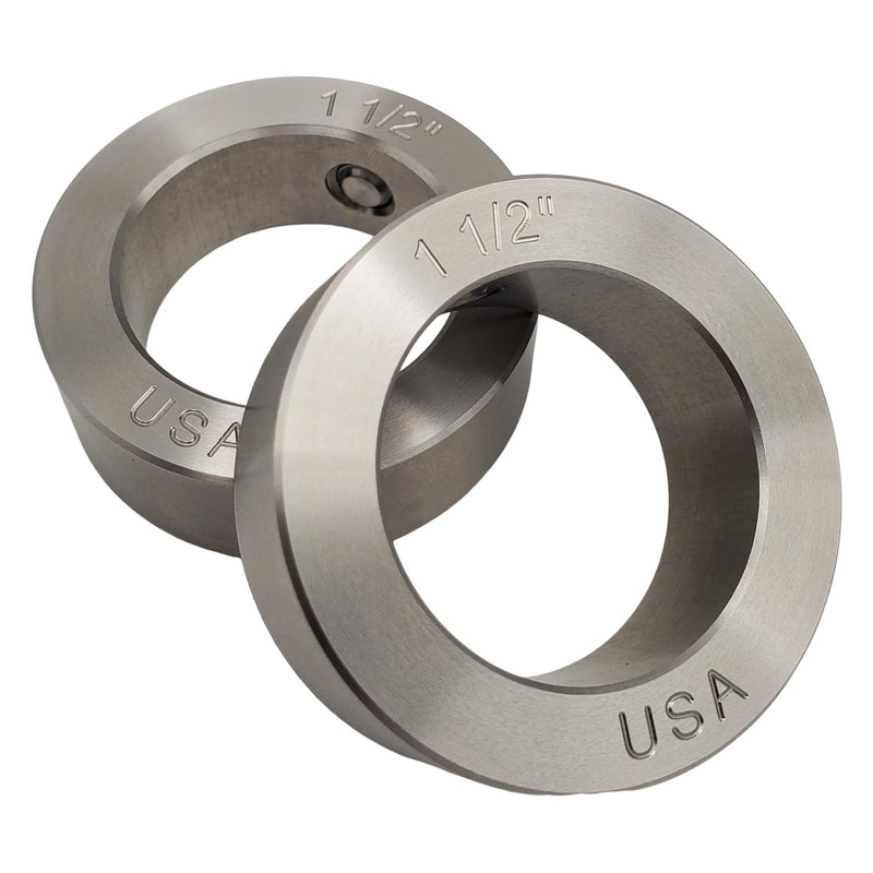 1.50" Bore Diameter - Set Screw Shaft Collar - 303 Stainless Steel (2 Pack) 1.50" Bore 2