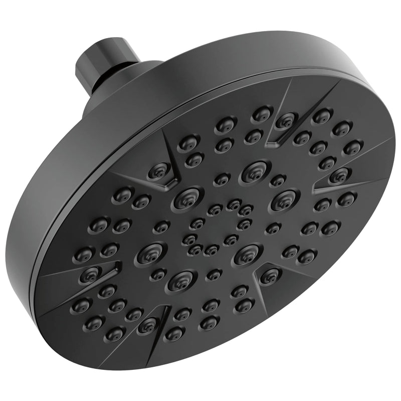 Delta 52535 Universal Showering 1.75 GPM Multi Function Shower Head with Touch-Clean Nozzles Matte Black