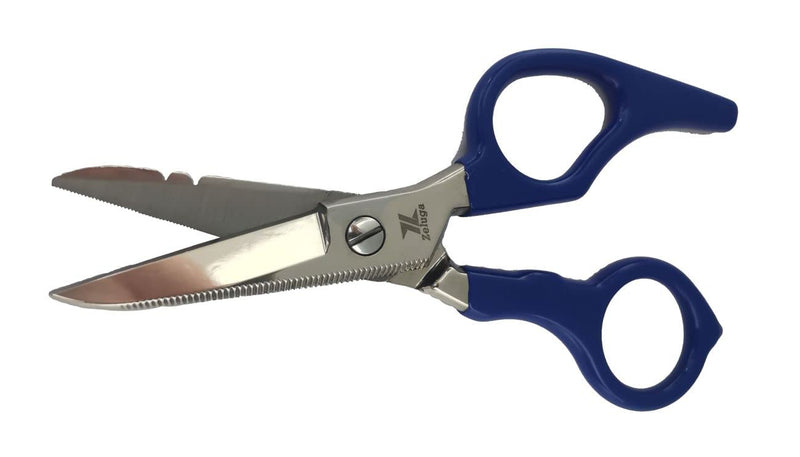 12-229 5in. Heavy Duty Stainless Steel Electrician's Scissor with Ergonomic Handle Classic with Ergonomic Handle