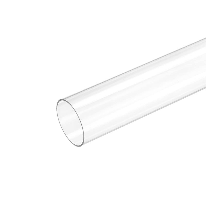 MECCANIXITY Plastic Pipe Rigid Polycarbonate Round Tube Clear 1.5"(37.6mm) ID 1.6"(40mm) OD 9.6" (245mm) High Impact for Lighting, Models, Water Plumbing 1.5"IDx1.6"ODx9.6"