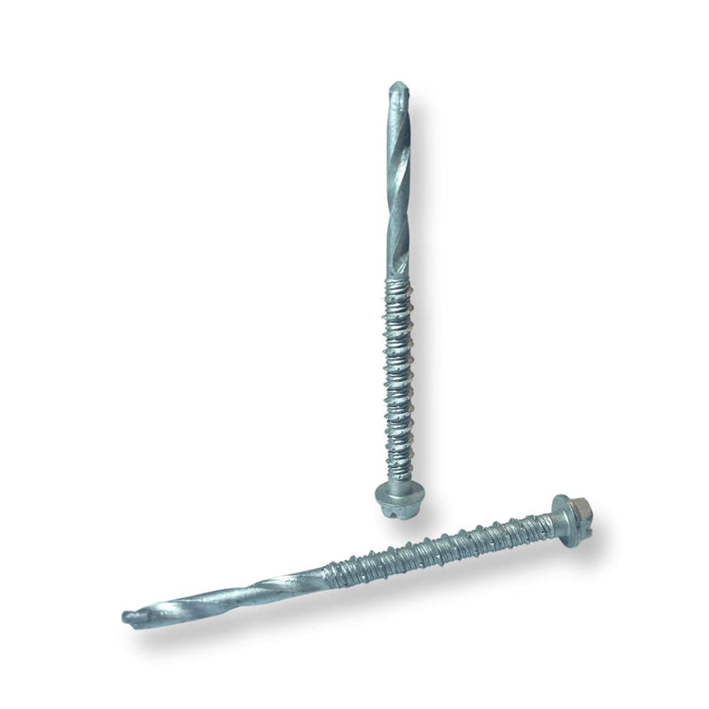MasTek Self-Drilling Concrete Screws 1/4 x 3 Steel Tungsten Carbide Tip (15PK) 25X300MSDC-25