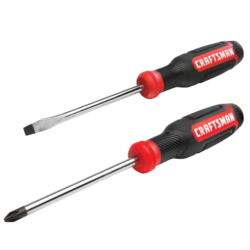 CRAFTSMAN Screwdriver Set, Bi-material, 2 Piece (CMHT65072N) NEW Screwdriver Set, 2 Piece