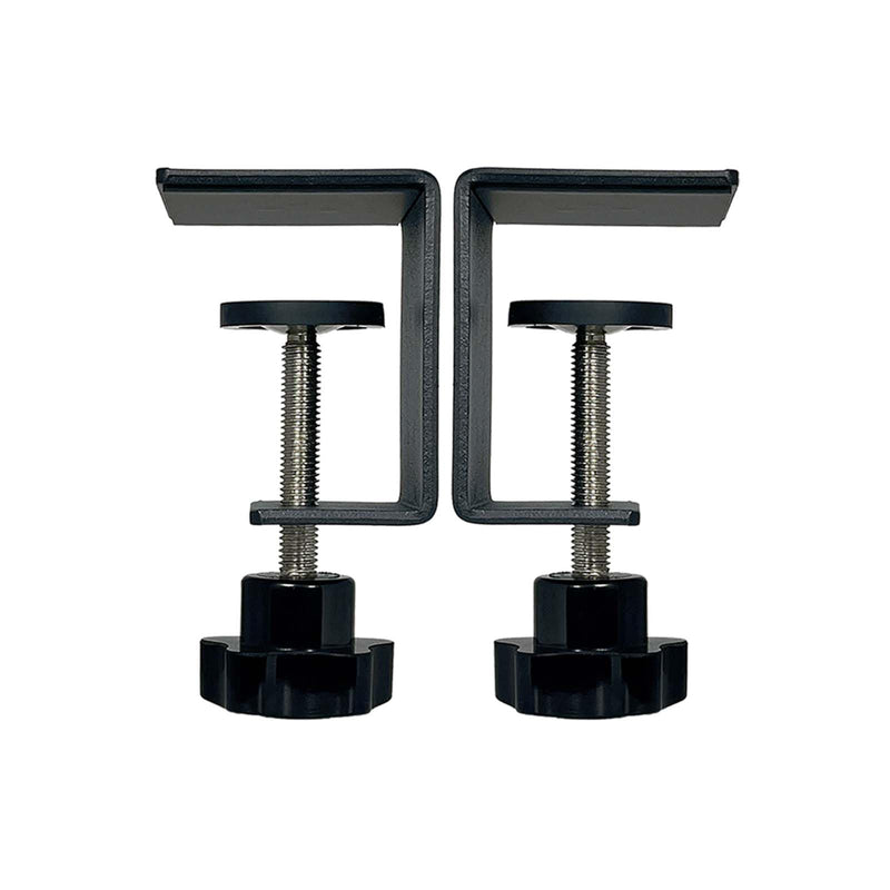 Heavy Duty Metal C-Clamps for Woodworking, Table Saw Fence Clamps with Protective Pad, 2 Pack Table Clamps for Fixed Acrylic Sheets, Plexiglass Sheets, Plastic Sheets, Wood Sheets 2 P