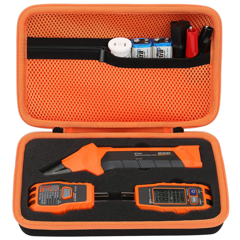 Aenllosi Hard Carrying Case Replacement for Klein Tools ET310 AC Circuit Breaker Finder GFCI Tester Tool Kit (Case Only) New Version