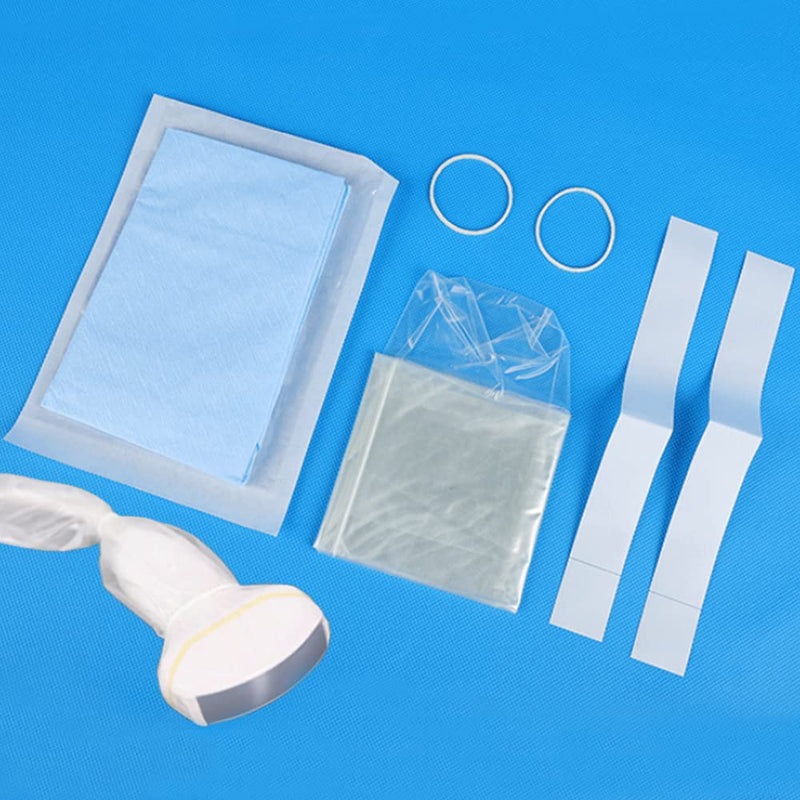 GOYOJO Ultrasound Probe Cover - Transducer Cover Latex-Free Sterile Disposable Clear, Cover Probe Sheath 6" X 12", Disposable Drape Sheathes Non-Latex Individual Packaging (20pcs) 20pcs