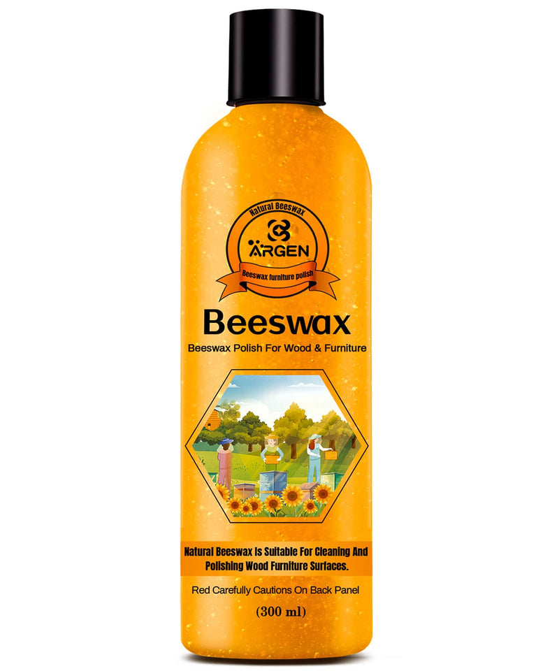 CARGEN Beeswax Furniture Wood Polish - Wood Seasoning Beeswax Oil for Wood Natural Wood Polish and Conditioner Restore A Finish 300ML.