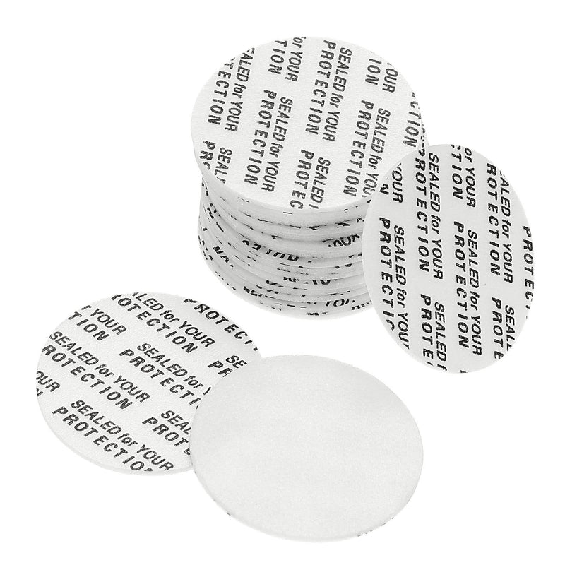 PATIKIL 28mm/1.1" Foam Lid Liner, 100 Pack PS Foam Resistant Tamper Pressure Sensitive Seal for Bottle Cap Liners Seals 28mm/1.1"