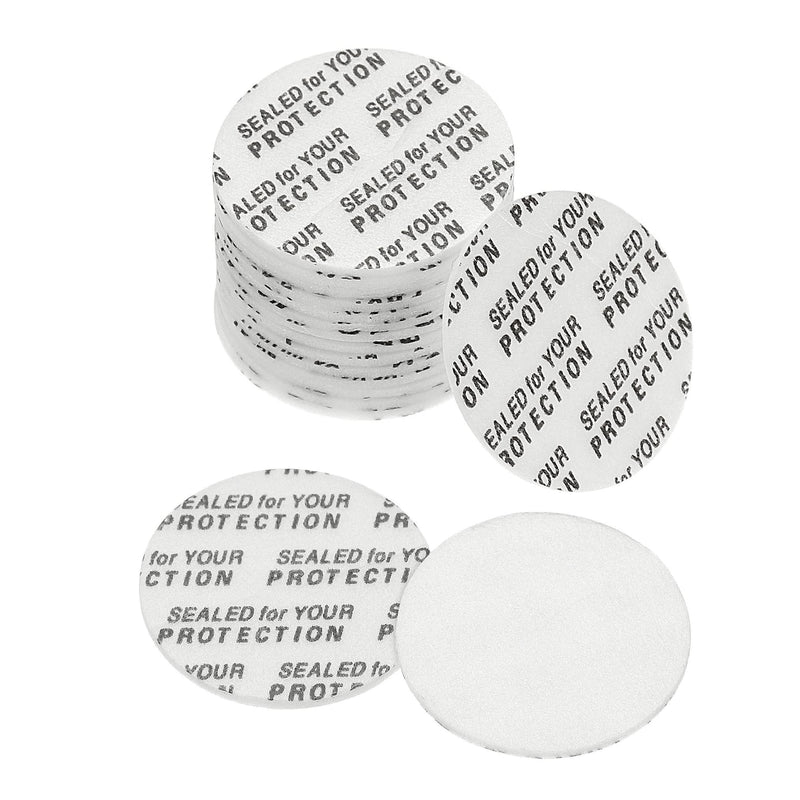 PATIKIL 24mm/0.94" Foam Lid Liner, 150 Pack PS Foam Resistant Tamper Pressure Sensitive Seal for Bottle Cap Liners Seals 24mm/0.94"