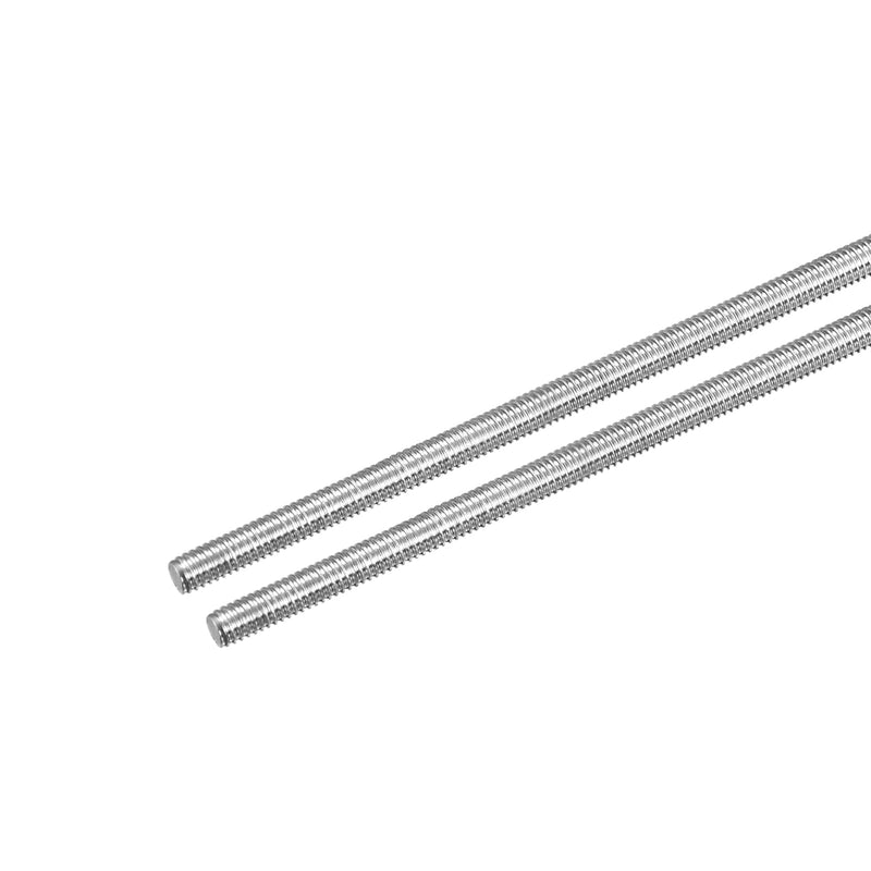 MECCANIXITY Fully Threaded Rod M4 x 350mm 0.7mm Thread Pitch 304 Stainless Steel Right Hand Threaded Rods Bar Studs 2 Pack
