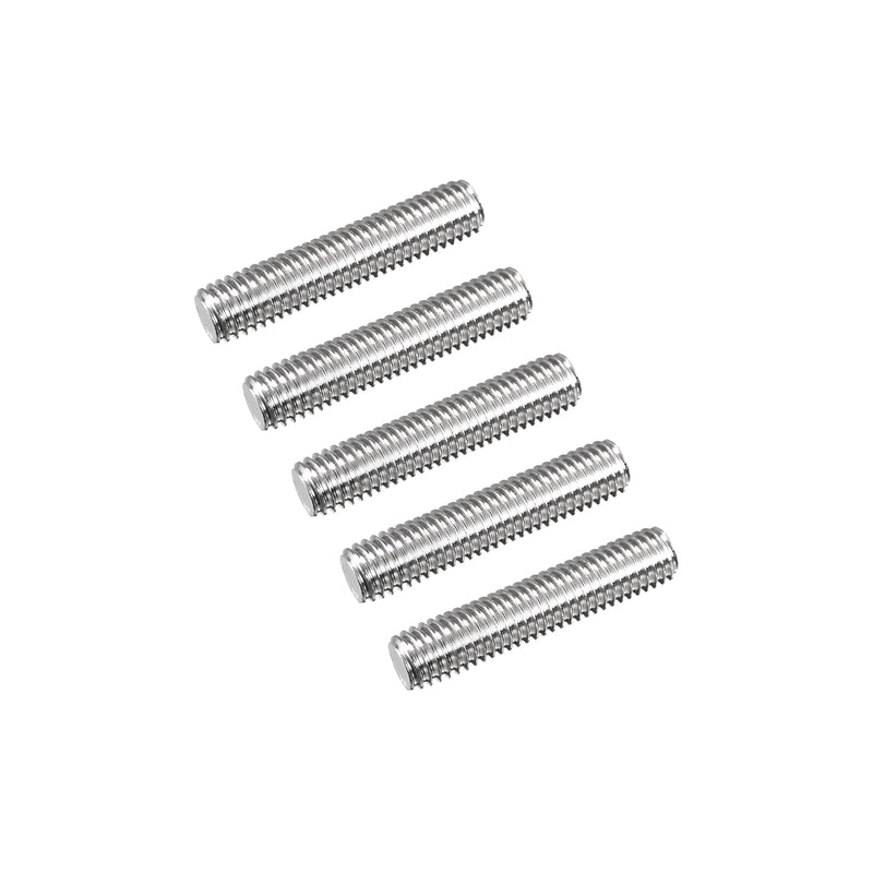 MECCANIXITY Fully Threaded Rod M8 x 35mm 1.25mm Thread Pitch 304 Stainless Steel Right Hand Threaded Rods Bar Studs 5 Pack