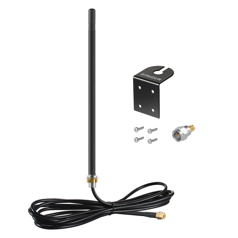 Outdoor Smart Gate Door Opener Extended Long Range Receiver Antenna for GTO Mighty Mule MM571W MM572W MM371W MM372W F3101MBC MMS100 LiftMaster Ghost All Series Controls Garage Gate Opener ，Eifagur Wall Mount Gate Opener Antenna